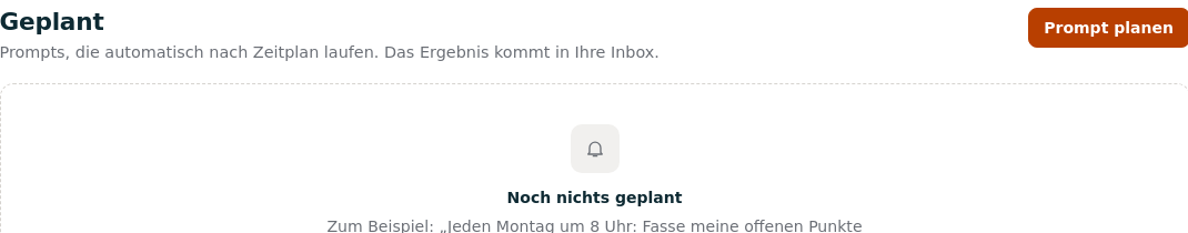 Geplant
