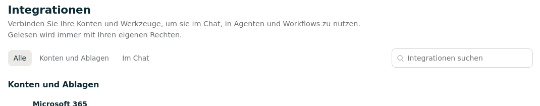 Integrationen
